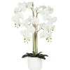 Orchidée artificielle toucher naturel 100cm