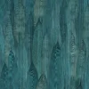 Origin Wallcoverings papier peint feuilles bleu canard - 53 cm x 10.05 m - 347368