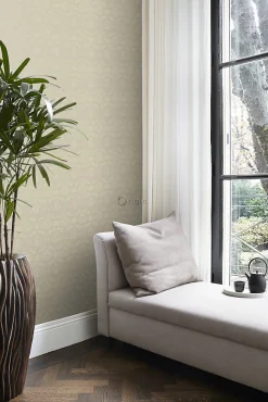 Origin Wallcoverings papier peint ornement bronze brillant - 53 cm x 10.05 m - 346247