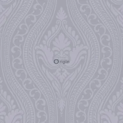 Origin Wallcoverings papier peint ornement violet et gris - 53 cm x 10.05 m - 346631