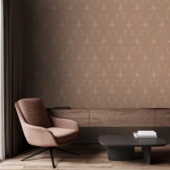 Origin Wallcoverings papier peint ornement rose terracotta - 50 x 900 cm - 347923
