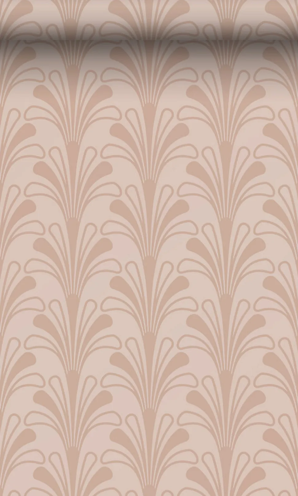 Origin Wallcoverings papier peint art déco rose terracotta - 50 x 900 cm - 347968