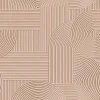Origin Wallcoverings papier peint graphique 3D rose terracotta - 53 cm x 10.05 m - 348017