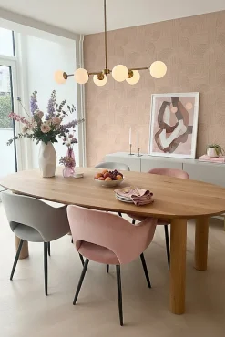 Origin Wallcoverings papier peint graphique 3D rose terracotta - 53 cm x 10.05 m - 348017