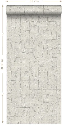 Origin Wallcoverings papier peint brique cervine - 53 cm x 10.05 m - 347569