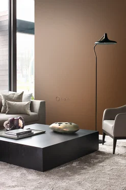 Origin Wallcoverings papier peint ornement jaune safran - 53 cm x 10.05 m - 345430