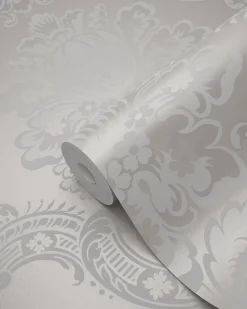 Origin Wallcoverings papier peint ornement gris - 53 cm x 10.05 m - 346524