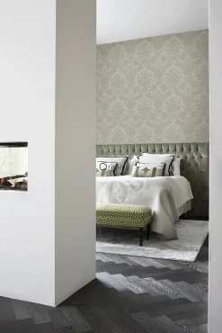 Origin Wallcoverings papier peint ornement marron clair - 53 cm x 10.05 m - 347034