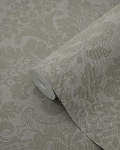 Origin Wallcoverings papier peint ornement marron clair - 53 cm x 10.05 m - 347034
