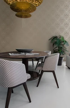 Origin Wallcoverings papier peint ornement bronze brillant - 53 cm x 10.05 m - 346630