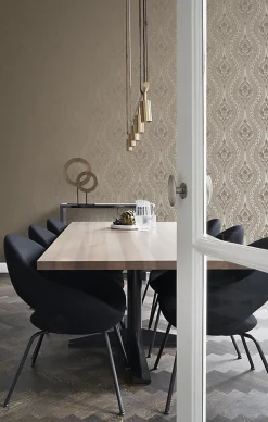 Origin Wallcoverings papier peint ornement bronze brillant - 53 cm x 10.05 m - 346630