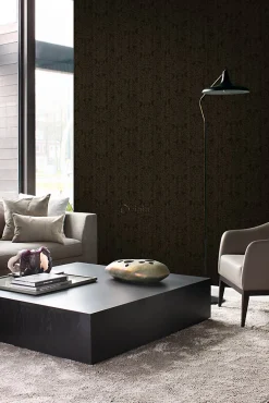 Origin Wallcoverings papier peint ornement noir - 53 cm x 10.05 m - 345417