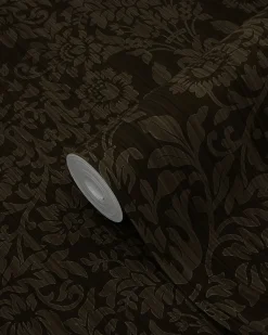 Origin Wallcoverings papier peint ornement noir - 53 cm x 10.05 m - 345417