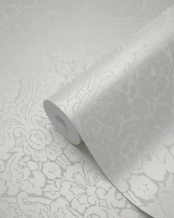 Origin Wallcoverings papier peint ornement blanc de fleur - 53 cm x 10.05 m - 345425