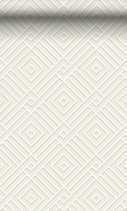 Origin Wallcoverings papier peint motif graphique 3D blanc - 50 x 900 cm - 347977