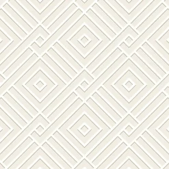 Origin Wallcoverings papier peint motif graphique 3D blanc - 50 x 900 cm - 347977
