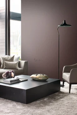 Origin Wallcoverings papier peint ornement violet foncé - 53 cm x 10.05 m - 345435