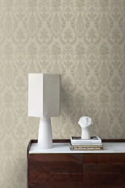 Origin Wallcoverings papier peint ornement taupe - 53 cm x 10.05 m - 326136