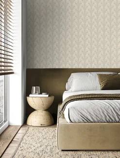 Origin Wallcoverings papier peint art déco sable beige - 50 x 900 cm - 347967