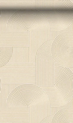 Origin Wallcoverings papier peint graphique 3D sable beige - 53 cm x 10.05 m - 348015