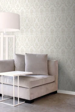 Origin Wallcoverings papier peint ornement blanc - 53 cm x 10.05 m - 326134