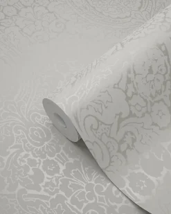 Origin Wallcoverings papier peint ornement beige brillante - 53 cm x 10.05 m - 347328
