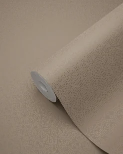 Origin Wallcoverings papier peint petits ornements taupe - 53 cm x 10.05 m - 345445