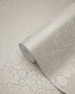 Origin Wallcoverings papier peint ornement beige crème - 53 cm x 10.05 m - 345433