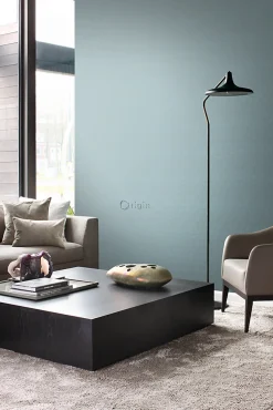 Origin Wallcoverings papier peint ornement bleu glace - 53 cm x 10.05 m - 346246
