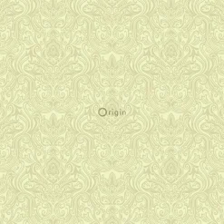 Origin Wallcoverings papier peint ornement vert - 53 cm x 10.05 m - 346531