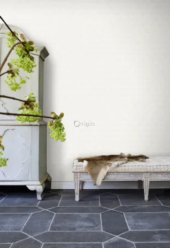Origin Wallcoverings papier peint ornement blanc - 53 cm x 10.05 m - 346201