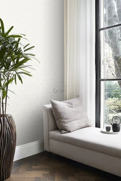 Origin Wallcoverings papier peint ornement blanc - 53 cm x 10.05 m - 346201