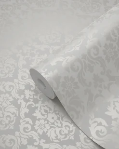 Origin Wallcoverings papier peint ornement blanc - 53 cm x 10.05 m - 346201
