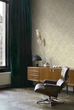 Origin Wallcoverings papier peint ornement beige chaud - 53 cm x 10.05 m - 347042