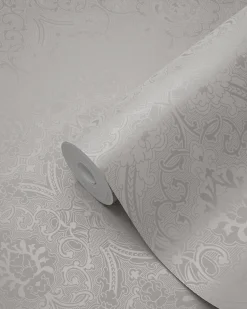 Origin Wallcoverings papier peint ornement taupe - 53 cm x 10.05 m - 346242