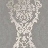 Origin Wallcoverings papier peint ornement taupe et bronze brillant - 53 cm x 10.05 m - 346212