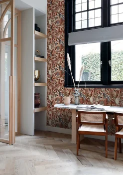 Origin Wallcoverings papier peint motif figurativ brun rouille - 53 cm x 10.05 m - 347420