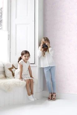 Origin Wallcoverings papier peint zèbres rose clair - 53 cm x 10.05 m - 346835