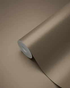 Origin Wallcoverings papier peint uni bronze brillant - 53 cm x 10.05 m - 345707