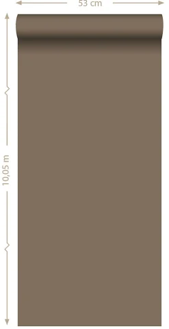 Origin Wallcoverings papier peint uni bronze brillant - 53 cm x 10.05 m - 345707
