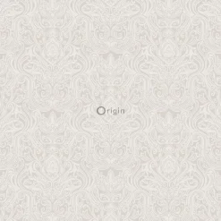 Origin Wallcoverings papier peint ornement gris clair - 53 cm x 10.05 m - 346530