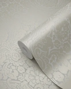 Origin Wallcoverings papier peint ornement beige champagne - 53 cm x 10.05 m - 345427