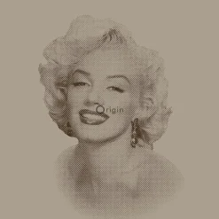 Origin Wallcoverings papier peint Marilyn Monroe bronze brillant - 53 cm x 10.05 m - 326351