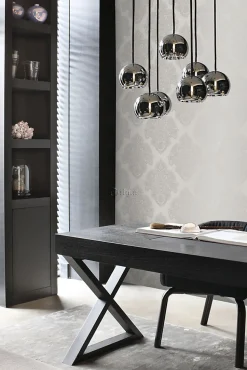 Origin Wallcoverings papier peint ornement taupe - 53 cm x 10.05 m - 345915