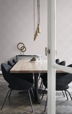 Origin Wallcoverings papier peint ornement rose - 53 cm x 10.05 m - 346629