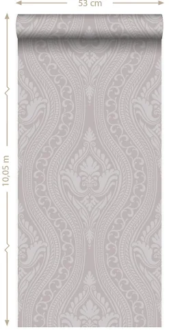 Origin Wallcoverings papier peint ornement rose - 53 cm x 10.05 m - 346629