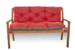 oussin pour banc de jardin 150x50x40cm coussin de banc de jardin Rouge coussin de balançoire coussin de banc extérieur