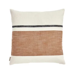 OYOY Coussin carré marron en coton H50x50cm