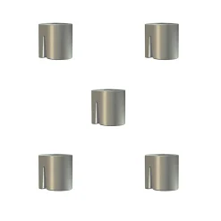 Pack 5 crochets supérieurs cylindriques - Accessoire Cimaise Artiteq Blanc laqué