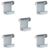 Pack 5 crochets tableau réglables à vis aluminium 10 kg 2 mm - Accessoire Cimaise Artiteq